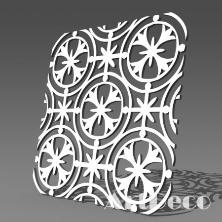 Резная 3D перегородка С36 Старый город