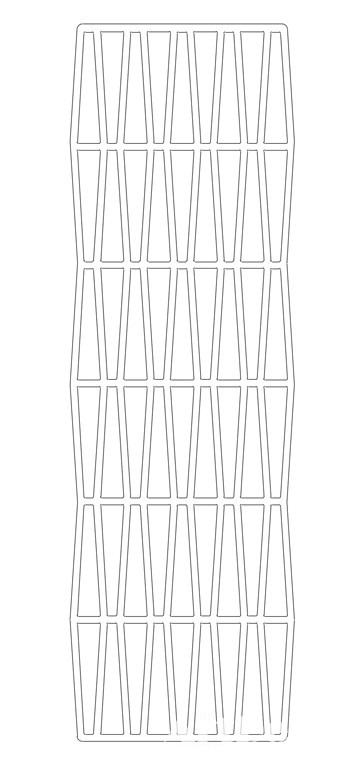 Резная 3D перегородка Bamboo Panel